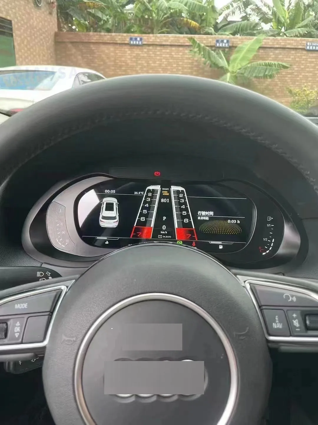Автомобильный ЖК-цифровой кластер с виртуальной кабиной SpeedMeter Dash для Audi A4L A4 A5 Q5