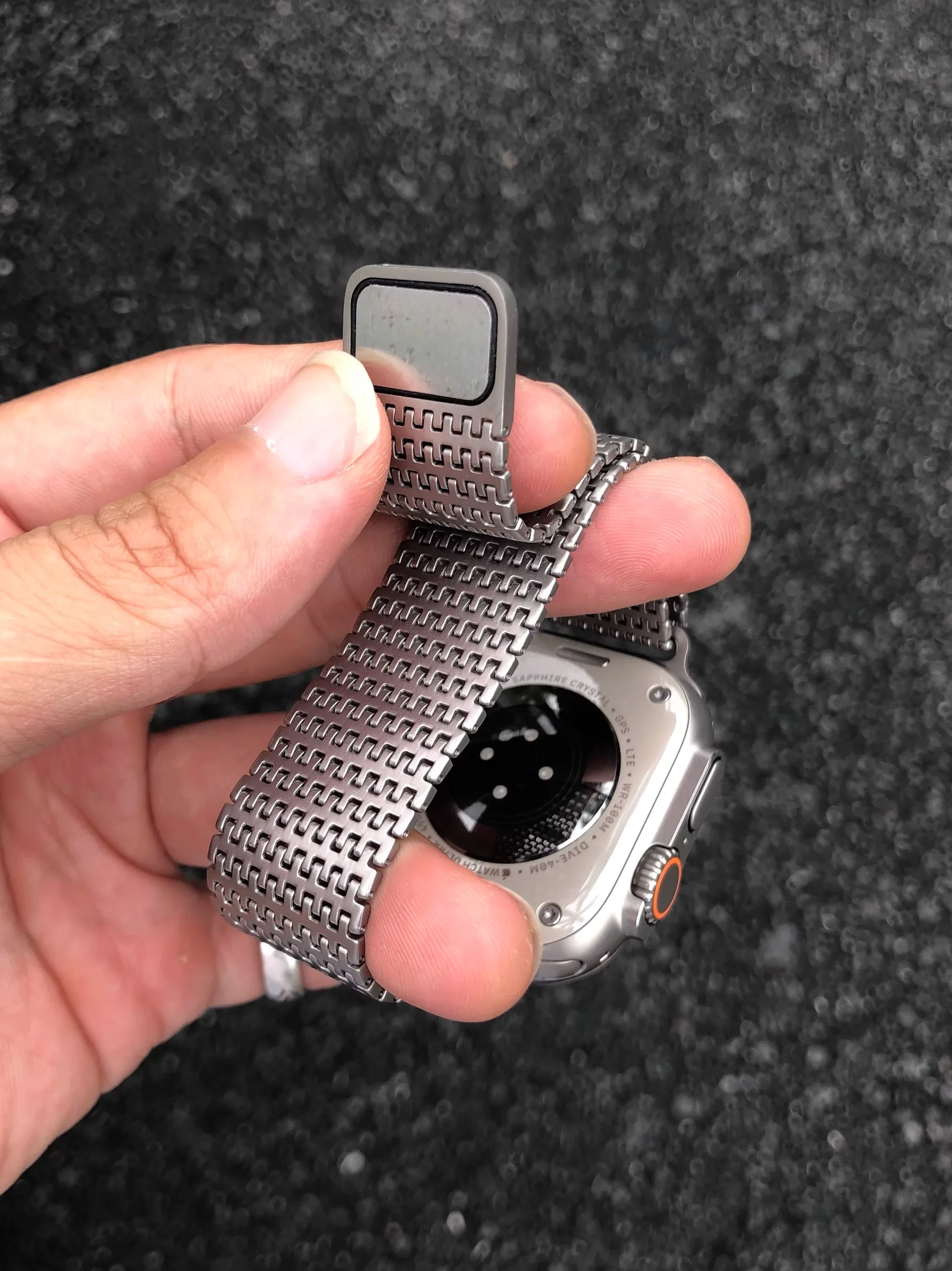 Браслет металлический для Apple Watch iwatch с петлей s987