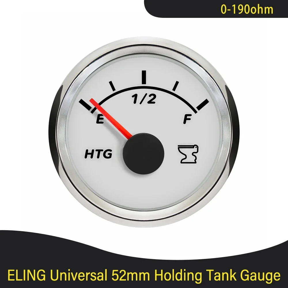 52 мм водонепроницаемый измеритель уровня в баке 0-190 Ом 240-33 сигнал с красной
