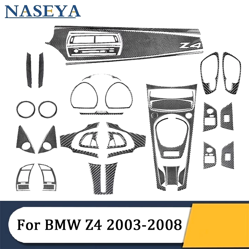 Черные стикеры из углеродного волокна для BMW Z4 2003 2004 2005 2006 2007 2008 Стайлинг