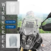 windshield motorcycle windscreen motorbikes deflector adjustable universal for yamaha tenere 700 t700 xtz 700 2019 2022 2021