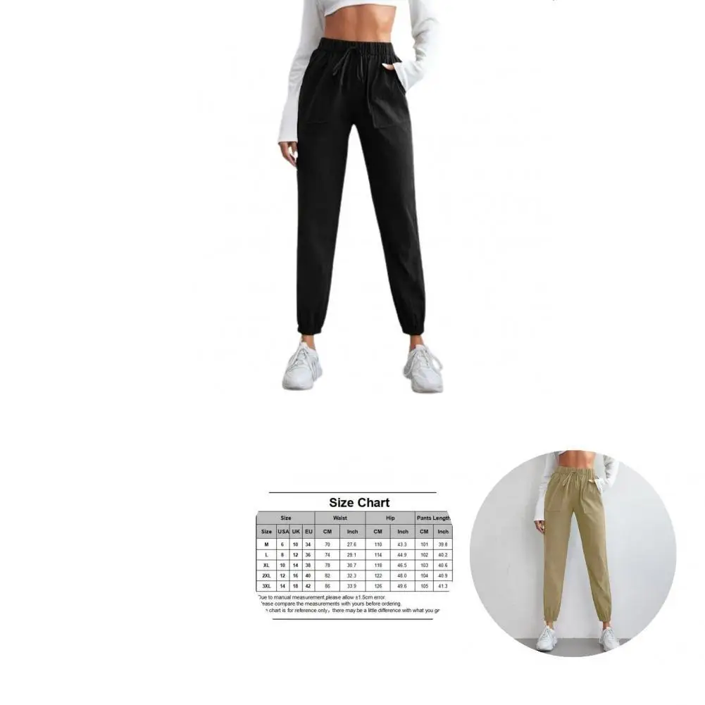 

Брюки до щиколотки удобные дышащие моющиеся повседневные тонкие женские брюки на шнуровке для спорта брюки-Карандаш Длинные брюки