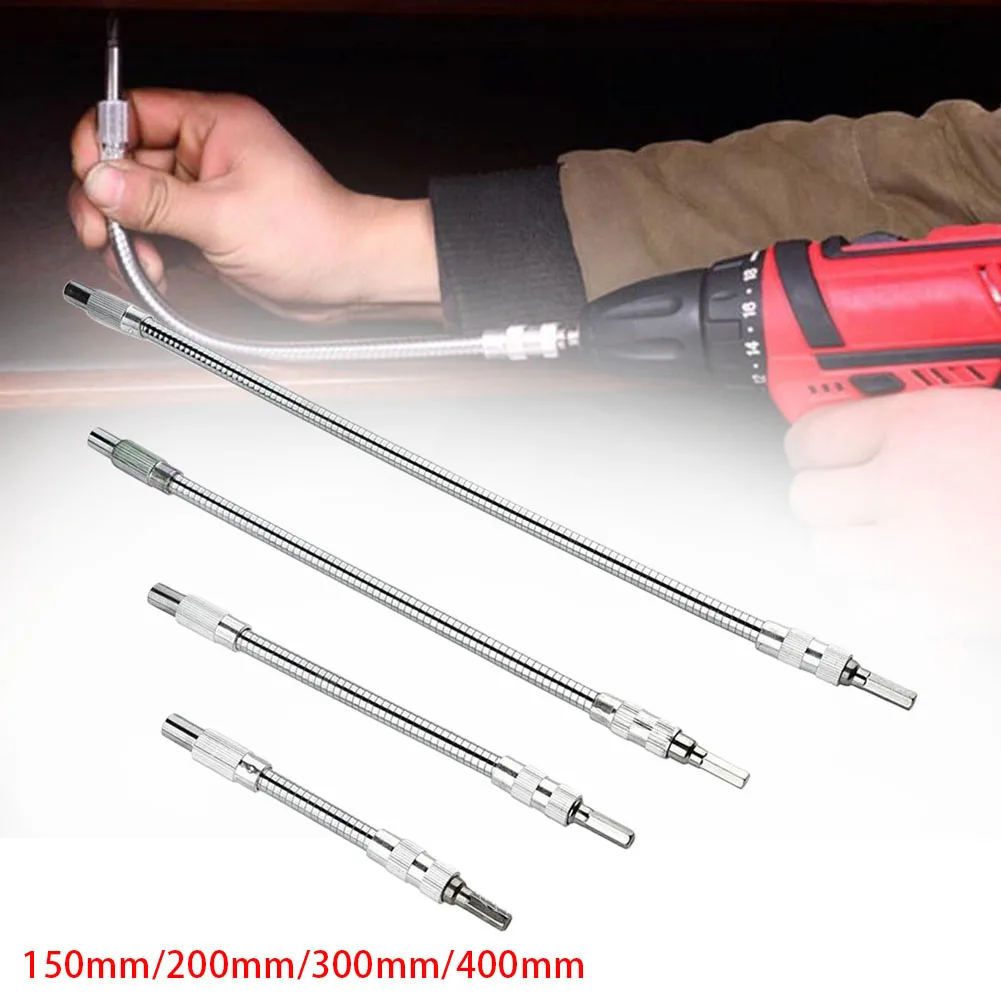 

1PC 1/4 Hex Flexible Shaft Bit Holder Impact Driver Ratchet Screwdriver Extend Rod Shaft Screwdriver Extension Hand Tool
