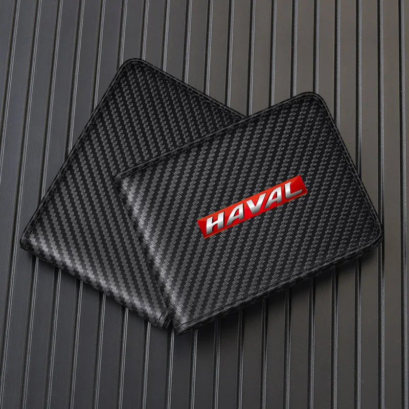 

Carbon Fiber Car Bag Driver License Bag ID Card Holder for HAVAL F7 H6 F7x H2 H3 H5 H7 H8 H9 M4 Car Accessories