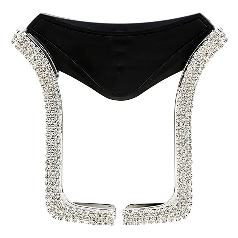 

Универсальный автомобильный держатель для телефона со стразами Bing, держатель для мобильного телефона с зажимом для автомобиля