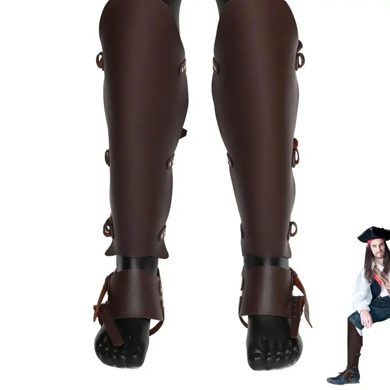 

Защита для ног в средневековом стиле из искусственной кожи