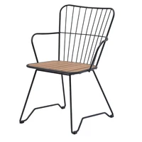TT Outdoor Chair Balcony Leisure Chair Solid Iron Plastic Wood Chair Coffee Leisure Chair Garden Chair
