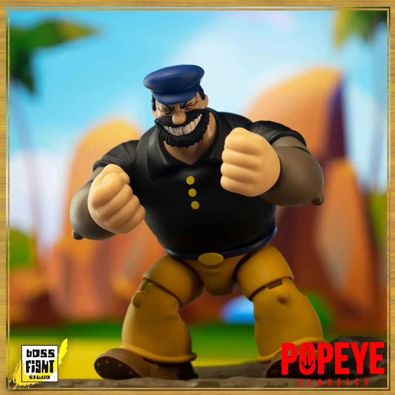 Фото Оригинальная фигурка BFS Popeye: Моряк Попай, отец Попая, Вимпи, Морская ведьма. Коллекционные аниме-фигурки, модели, куклы, игрушки. №3