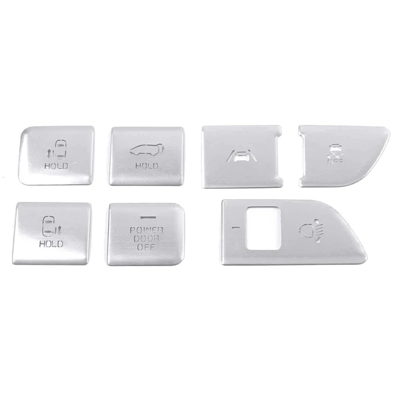 

For Kia Carnival KA4 2021 2022 Aluminum Alloy Headlight Switch Button Sticker Cover Trim