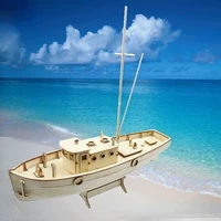 130 nurkse fishing boat model wooden assembled boat model childrens diy jigsaw puzzles for children adults