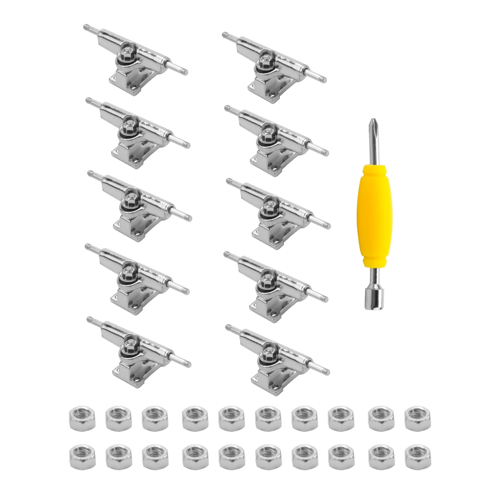 10 шт. 29 мм накладка на гриф палуба для скейтборда с гайками и гаечной отверткой