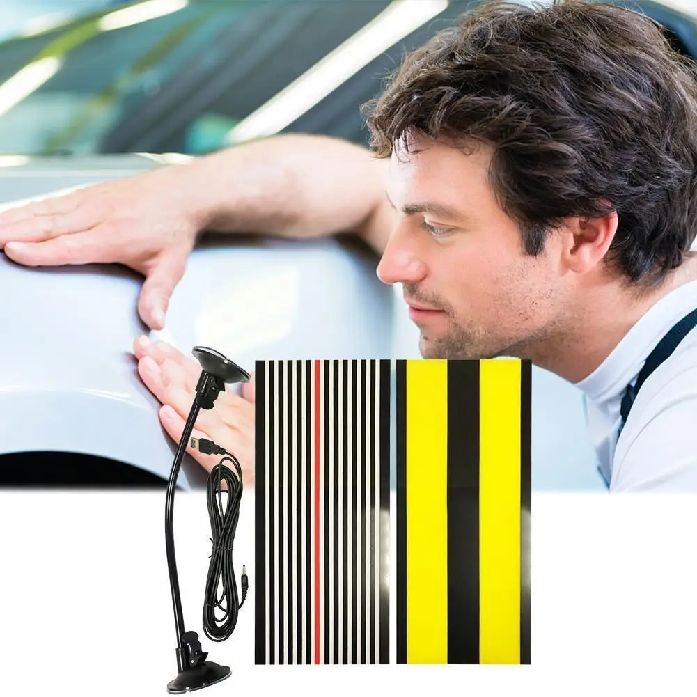 

PDR LED Line Board Dent Reflector Lamp Repair Tools Car Reflection Line Repair Kit Dent Depression Repair Remove Car L9X4