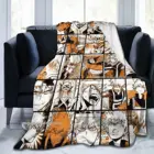 Одеяло с коллажем из мф Моя геройская Академия