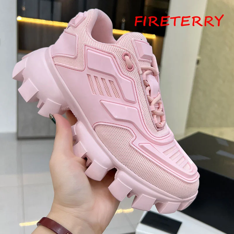 

Women Pink Best Designer Shoes Cloudbust Thunder Knit Sneaker White Leather Mesh Luxury Sneaker Flat Triple Vintage Casual Shoe