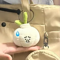 Брелок плюшевый чеснок #1