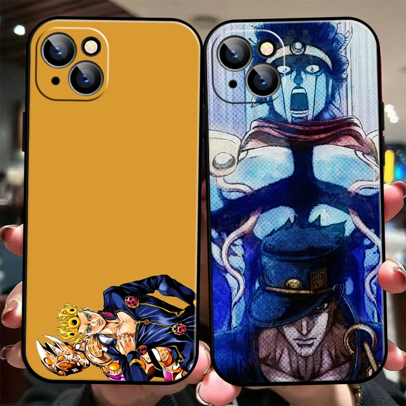

Japan JoJo's Bizarre Adventure Anime Phone Case For iPhone 11 13 12 Pro Max 12 13 Mini X XS XR MAX 5 6 7 8 Plus Funda Coque
