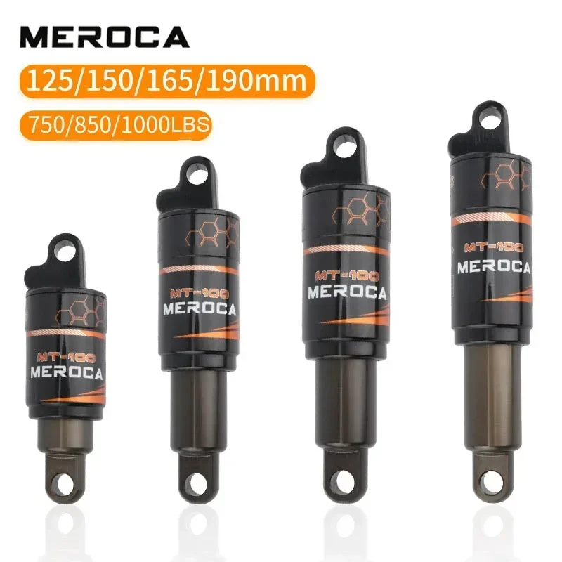 Амортизатор MEROCA для велосипеда 750/850/1000 фунтов задний амортизатор 150/165/190 мм