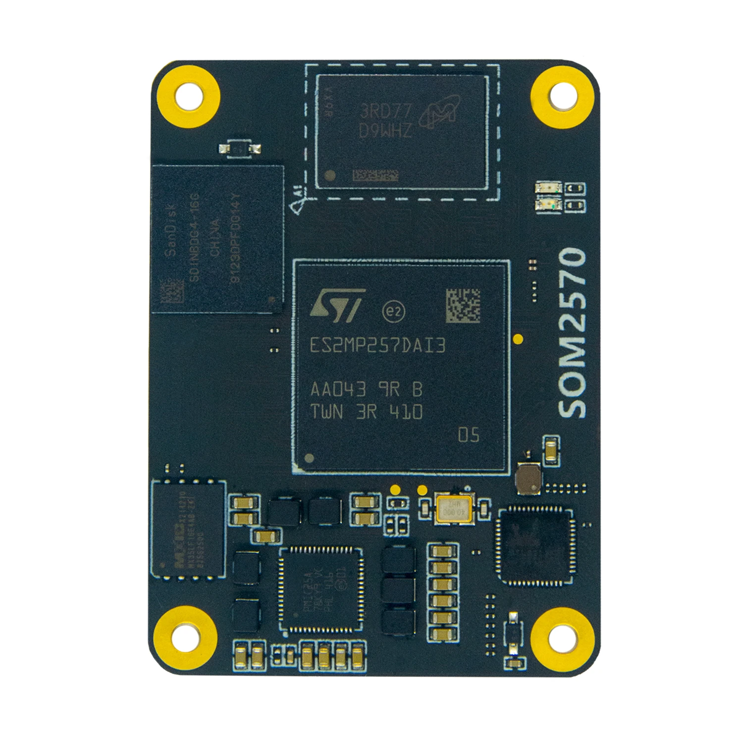 Фото Плата разработки SOM-2570 System-on-Module USB 3.0 ST STM32MP257, двухъядерный процессор, 4G, Wi-Fi, USART, CAN, MIPI, DSI, LCD, Linux, для промышленного IoT №2
