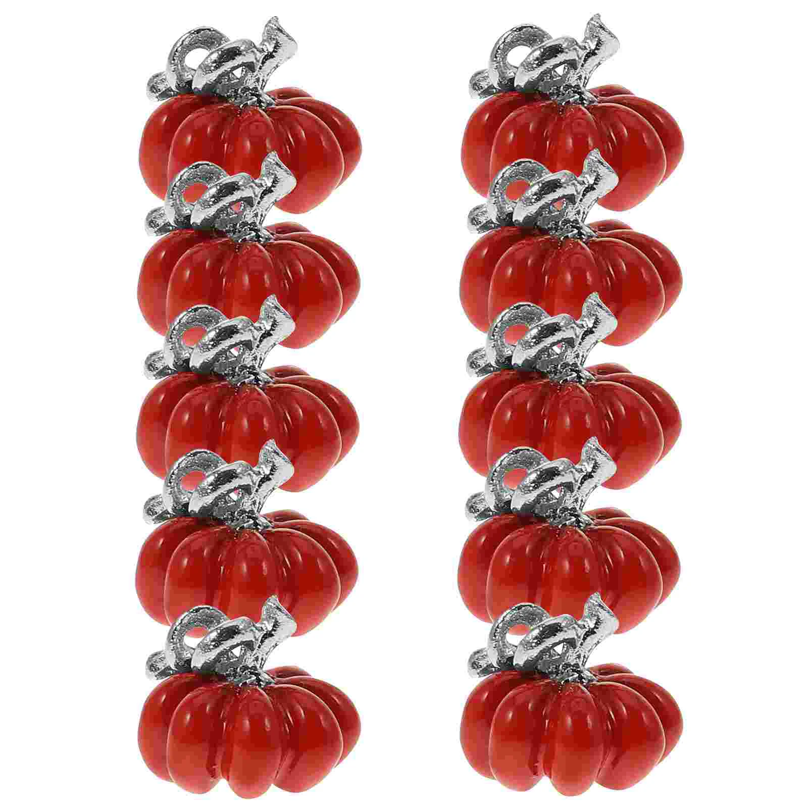 10 шт. подвески в виде тыквы из сплава на Хэллоуин аксессуары для изготовления