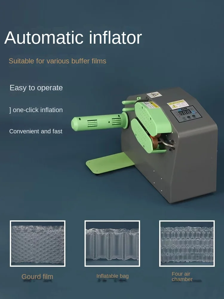 

Bag Machine Buffer Air Cushion Machine Hoist film Air Column Bag Inflator Automatic filling Air Pillow Bag Bubble film Bubble