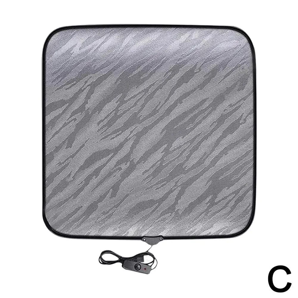 12 В универсальная автомобильная квадратная подушка с подогревом 45*45*10 см