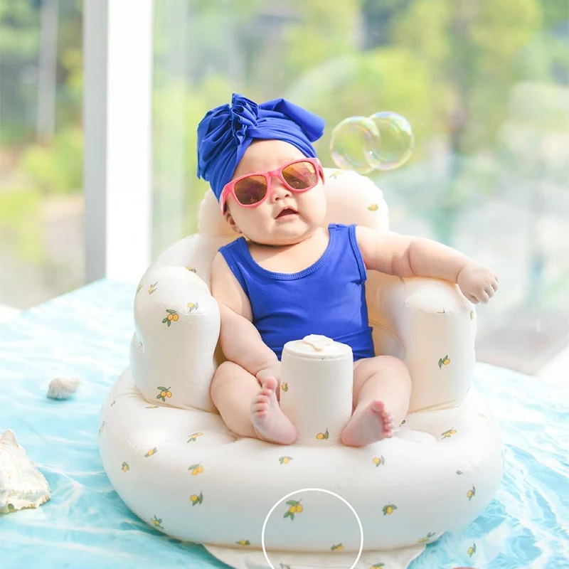 

Многофункциональный Детский Надувной Диван для ванной из ПВХ, Надувное Складное Сиденье, обеденный стул для обучения, портативный стул для ...