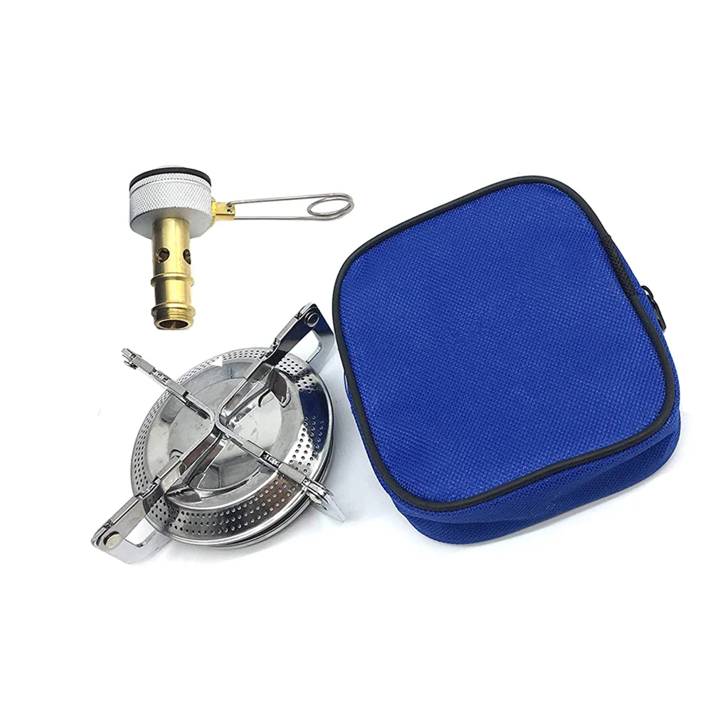 Плита для кемпинга портативная мини-горелка из нержавеющей стали газовая плита