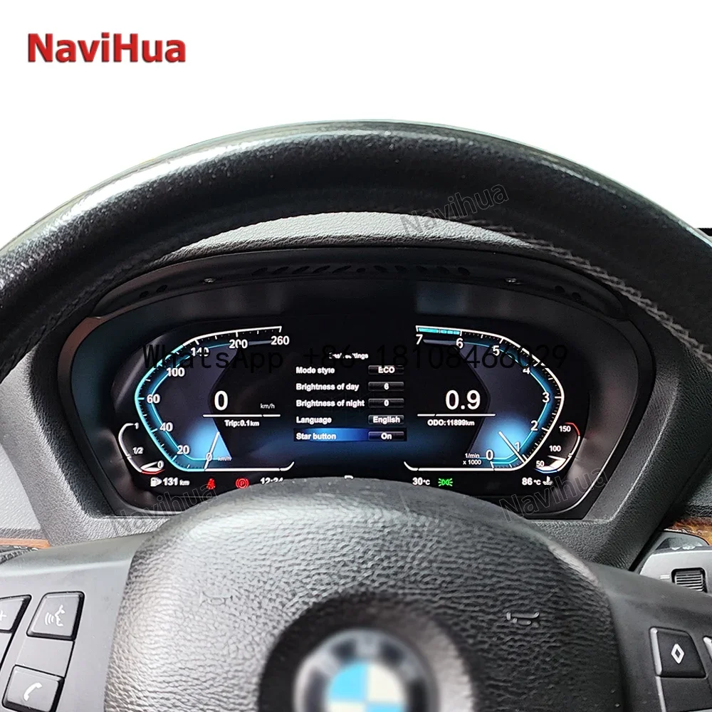 Новое обновление для BMW X5 E70 автомобильный цифровой кластерный прибор спидометр