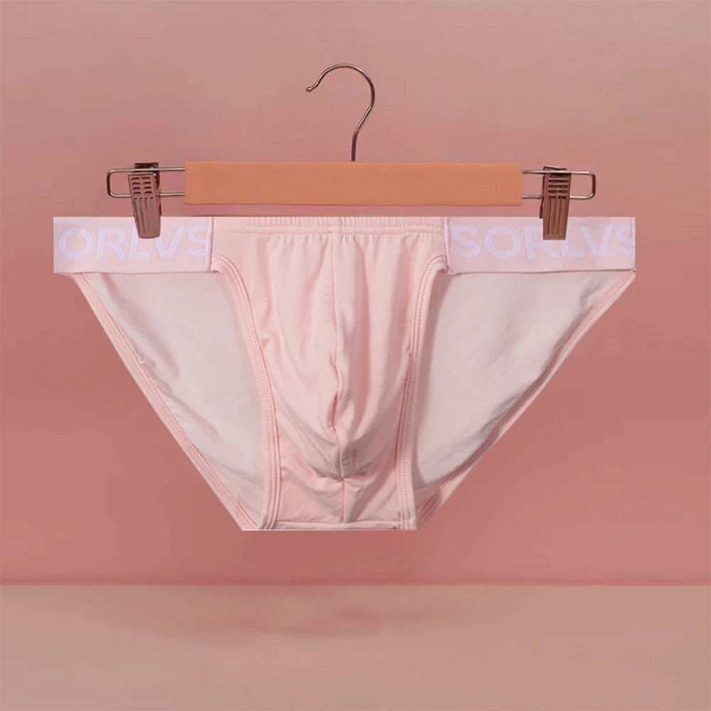 

Men's Sexy Underwear Bikini Men Modal Seamless Briefs Low Waist Thin Breathable High Elastic Sexy U Convex Underpants