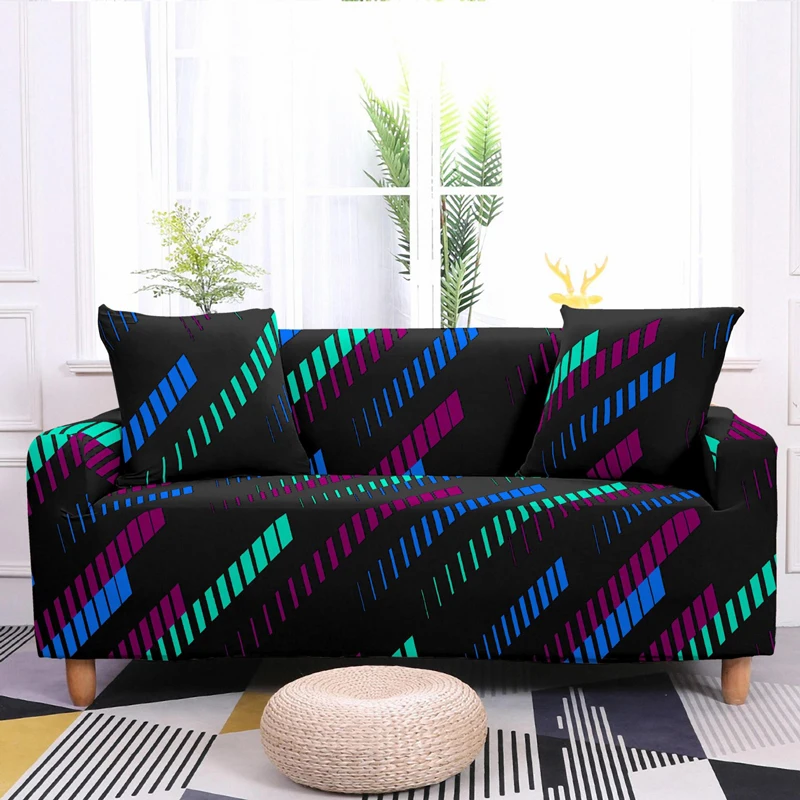

Digital Printing Soft Smooth Couch Covers for Living Room All-inclusive High Elastic Sofa Cover All-season Universal Slipcover