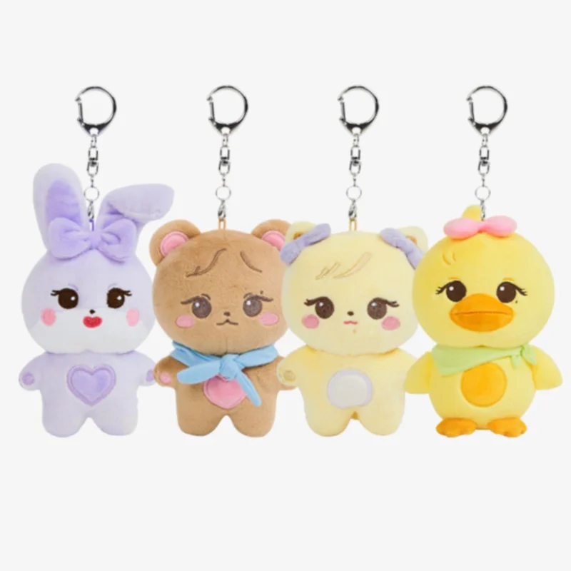 

Kpop Black Pink Album BORN PINK 2022 World Tour Official Plush Keychain LISA ROSE JENNIE JISOO Kawaii Stuffed Animals Pendent