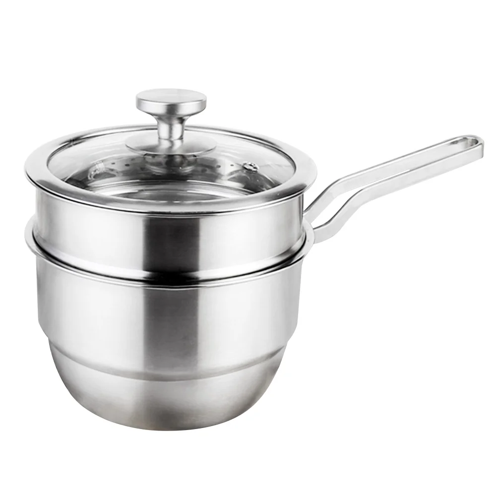 

1 pc Steam Pot Stainless Steel Double-layer Multifunction Steamer Cooking Pots Boiler for Egg