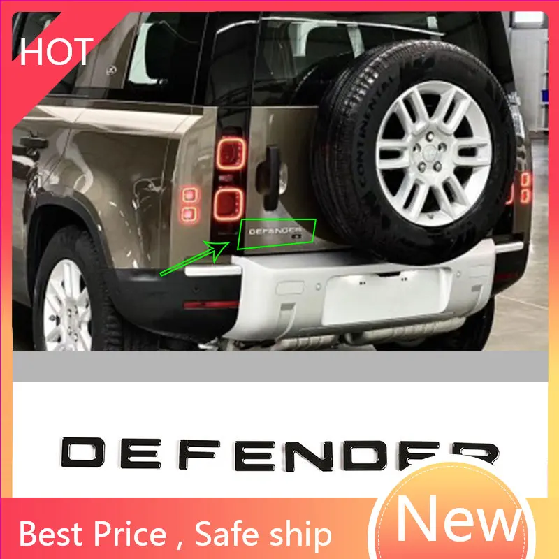 

3D Letter DISCOVERY Car Rear Front Badge Emblem Decal Sticker for Land Rover Front Hood Rear Trunk Capital Letter Car Style fast
