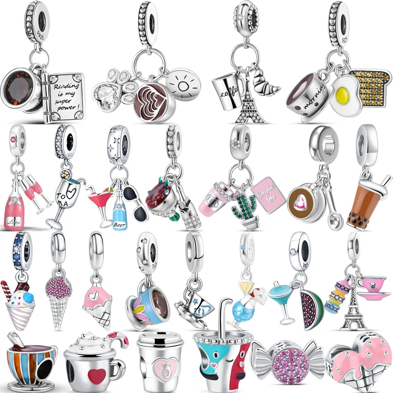 Серебряная чашка 925 для напитков кофейная бокал красного вина простые подвески