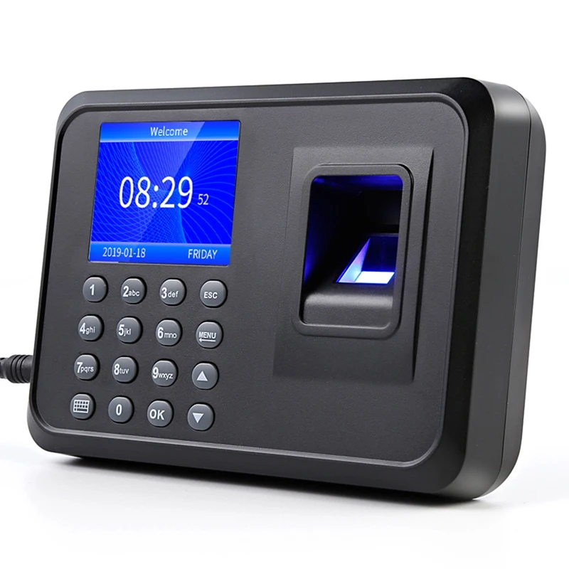 

F01 Time And Attendance Machine Fingerprint Punch Card Machine Attendance Speed 1 Sec/Time