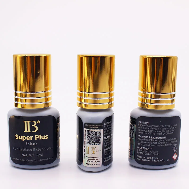 Фото Клей IGLUE IBeauty Super Plus для наращивания ресниц, 5 мл, с золотой крышкой, для макияжа, красоты и здоровья, Корея, Lava Lash №2