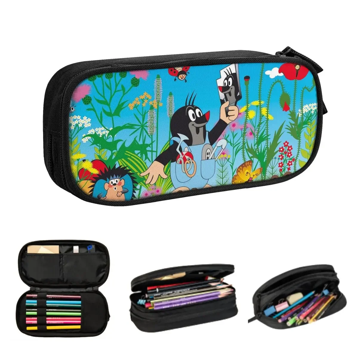 Милые пеналы Happy Mole Krtek большие сумки для ручек коробка пенал мальчиков и девочек