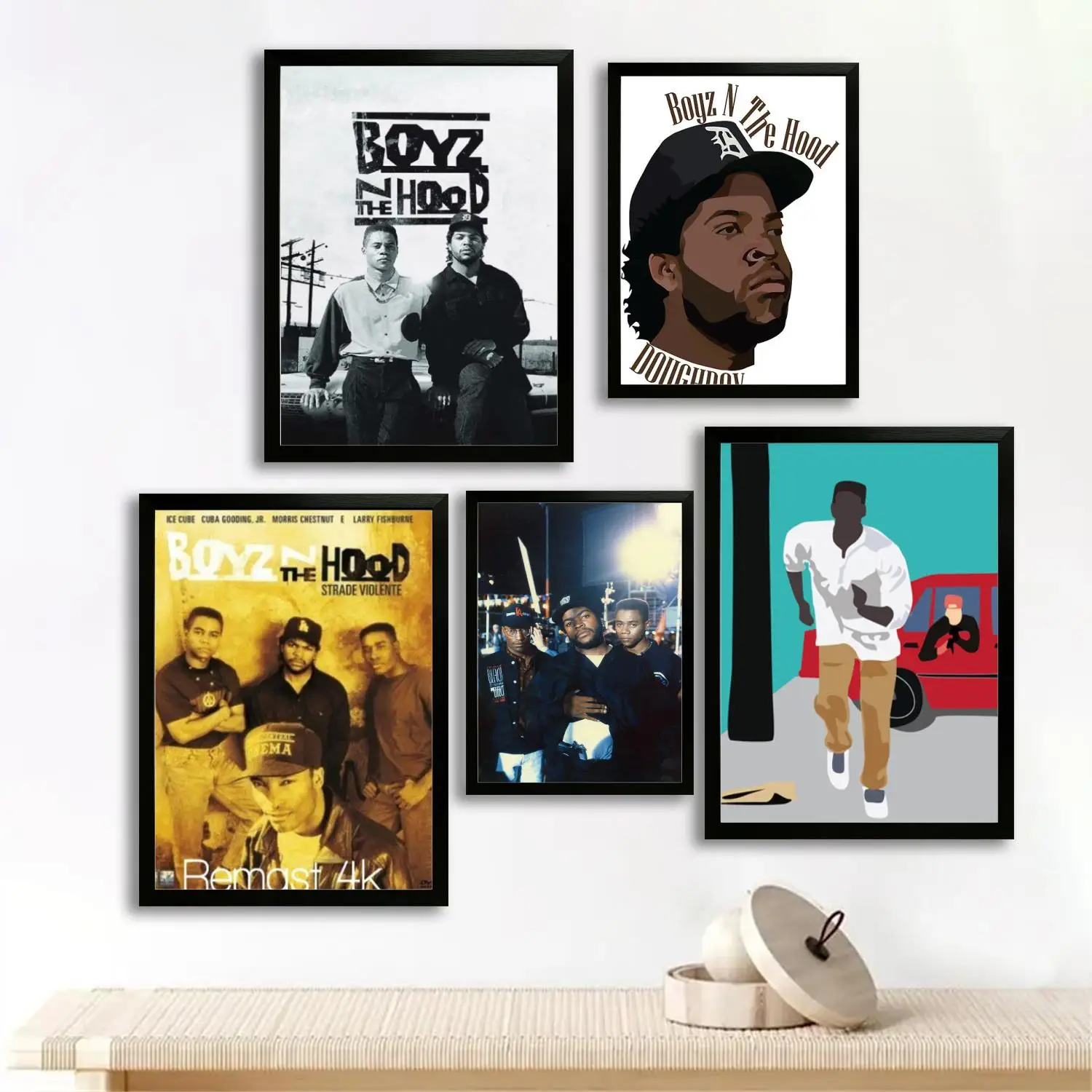 Boyz n the Hood Холст Художественный постер Настенное искусство Картинный принт