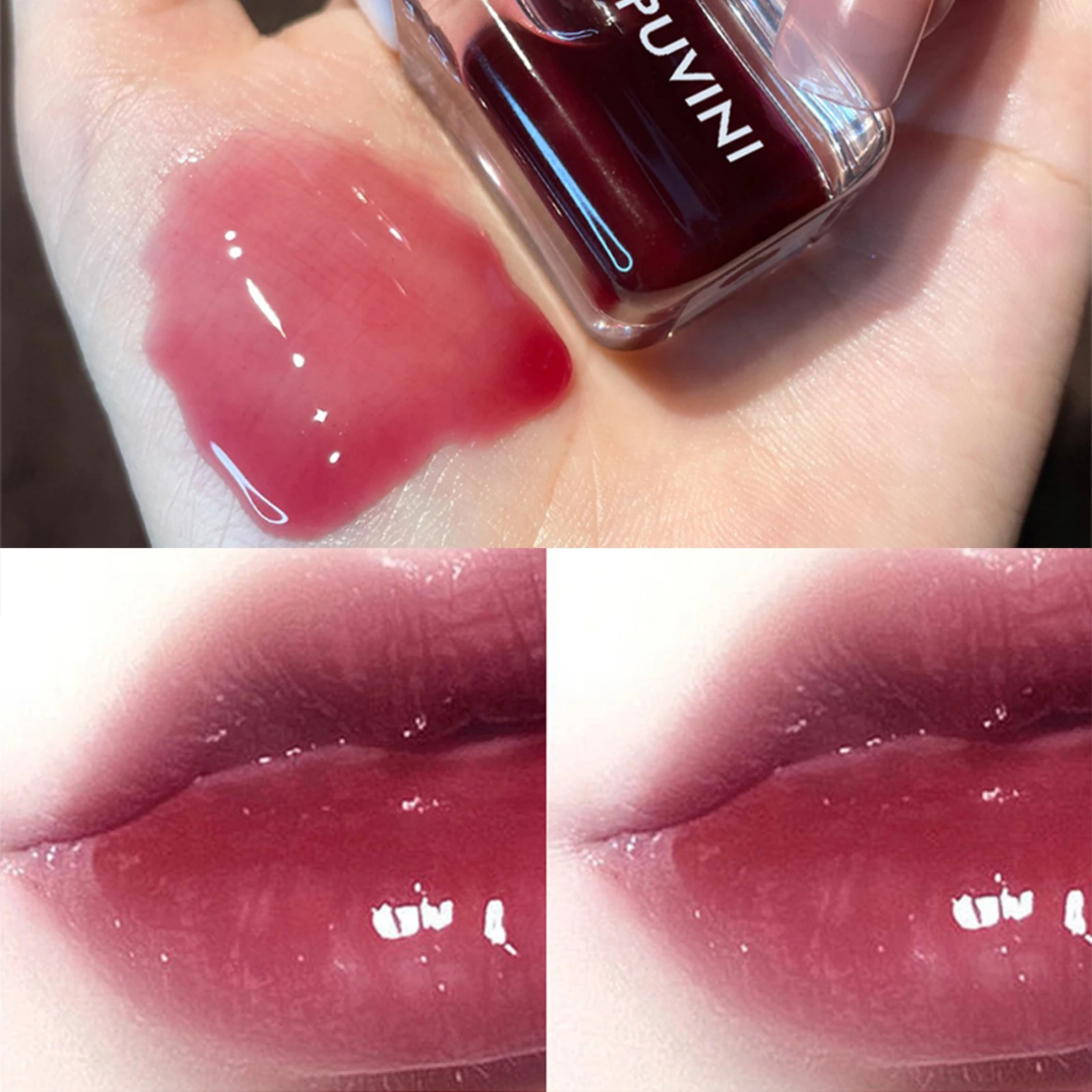 

Mirror Lip Glaze Waterproof Lip Gloss Lips Makeup Set Transparent Lip Tint Water Shine Lip Balm Moisturizing Lipstick Cosmetics