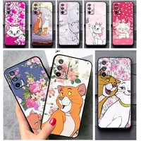 the aristocats disney phone case for oppo realme v11 x3 x50 q5i gt gt2 neo2 neo3 c21y c3 9 9i 8 8i 7i pro master black