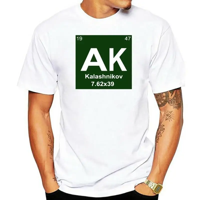 

2022 Fashion Style Casual Short Sleeve for Men Clothing Summer Ak Kalashnikov 7.62X39 Customize Tee Shirts