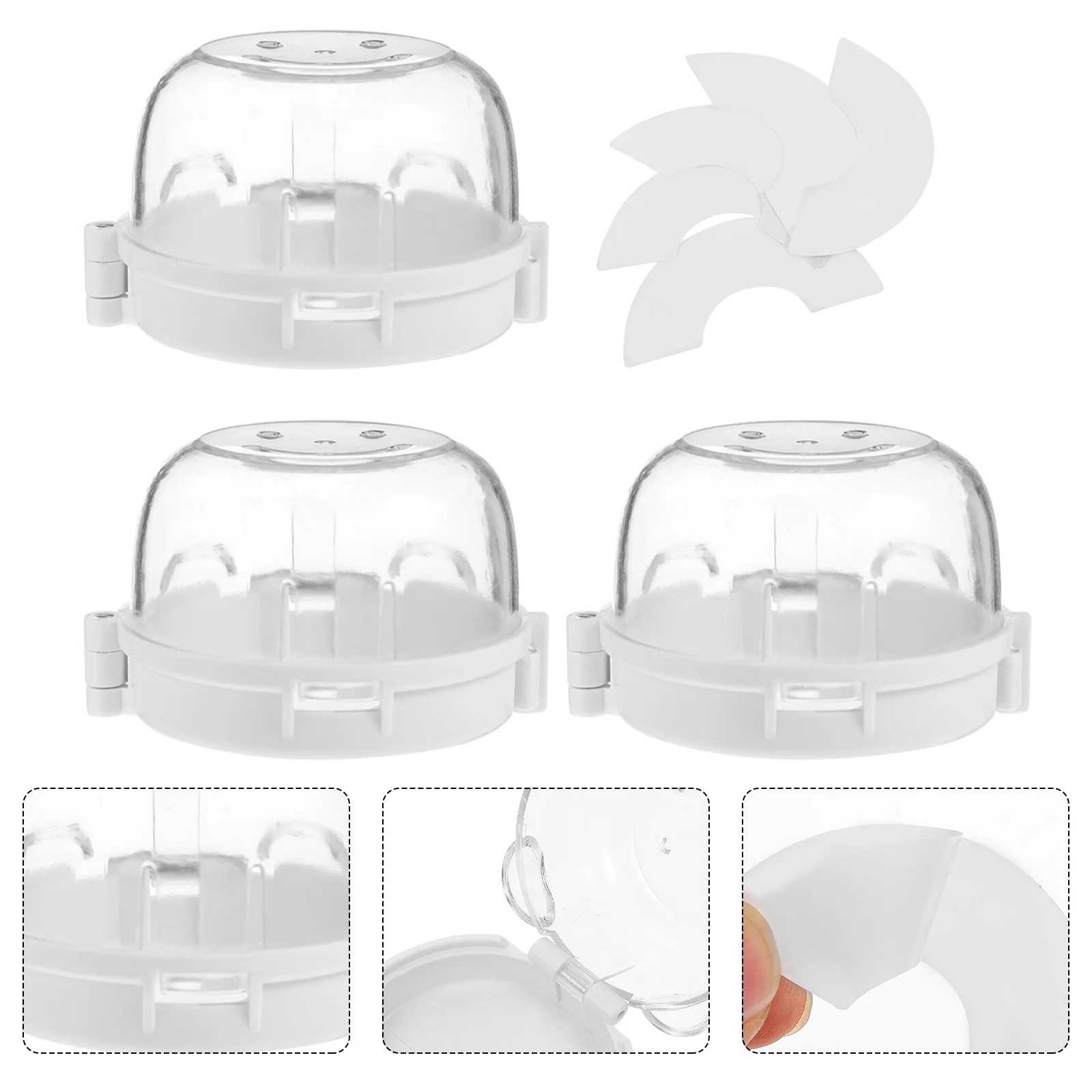 

3 PCS Cooker Oven Gas Stove Knob Cover Lid for Home Kitchen Store