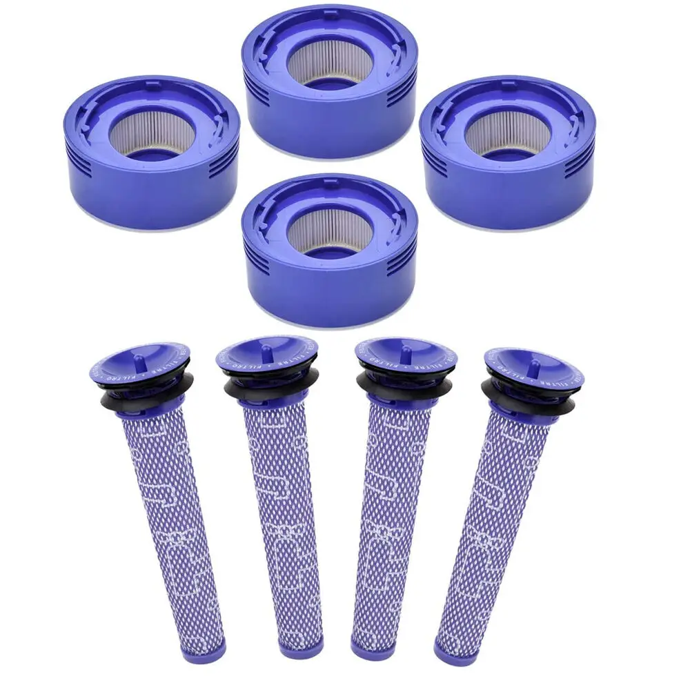 Сменные вакуумные фильтры из 8 штук для абсолютного HEPA-фильтра двигательной головки Dyson V7 V8