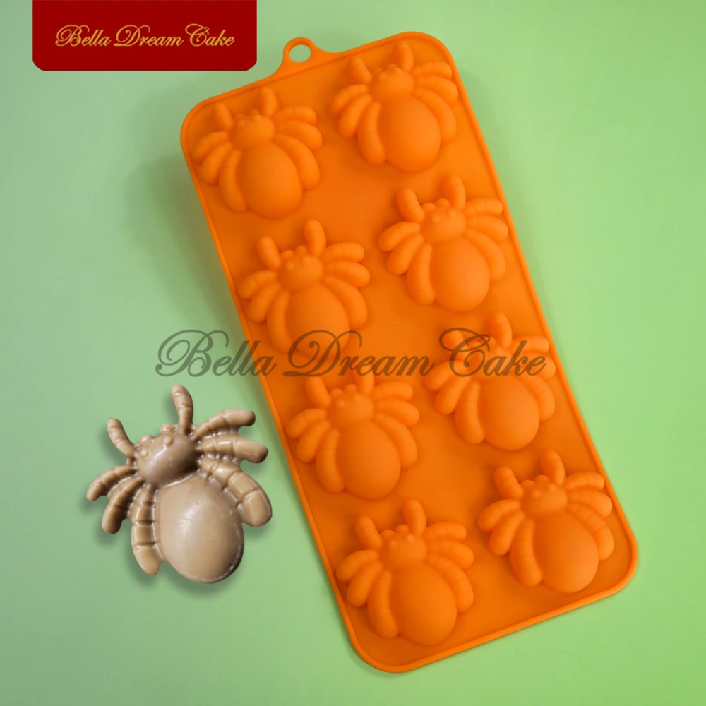 

Формы для торта AK ART KITCHENWARE 8 полостей 3D пауки силиконовые
