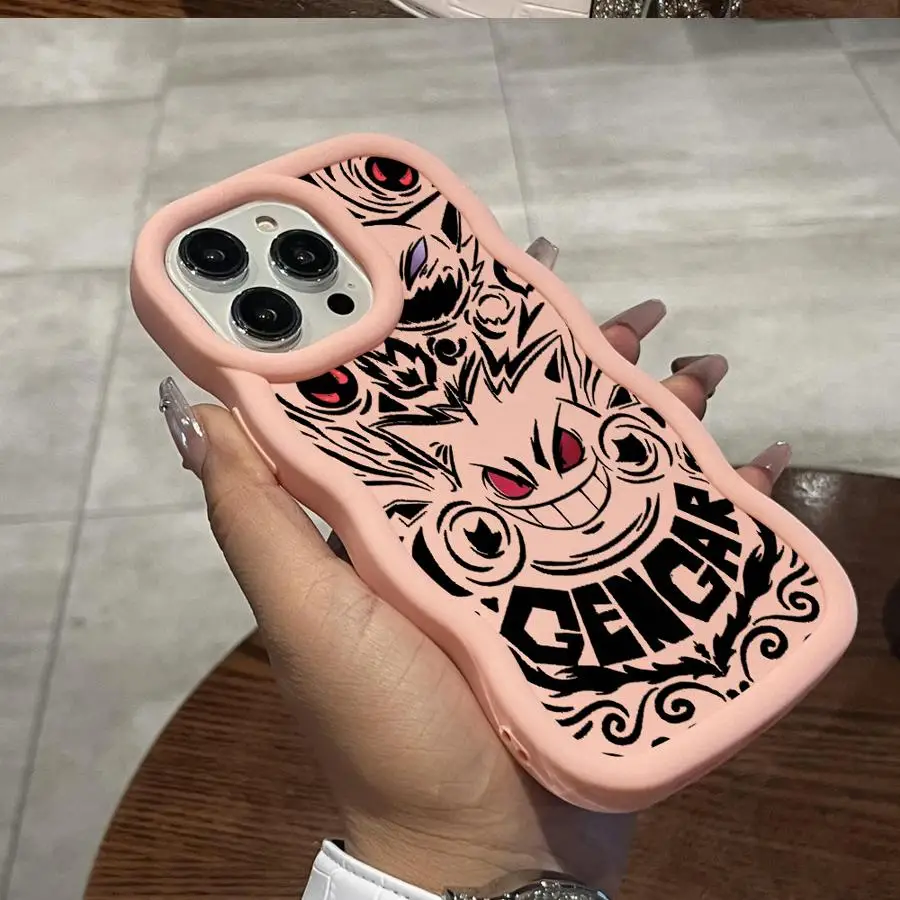 Anime Genger Case for Apple iPhone 16 15 11 14 13 12 Pro 7 X XS Max 8 Plus 16Pro 15Pro Soft Phone Funda
