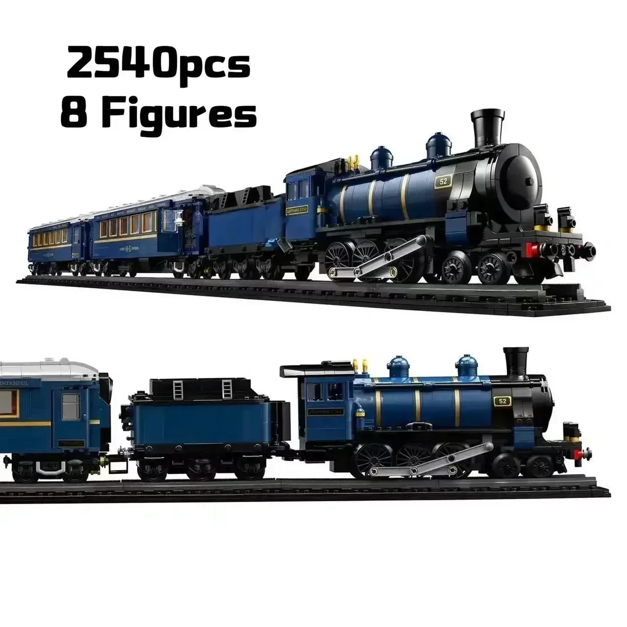 Фото Новинка 2024 года, 21344 идеи, набор строительных блоков для поезда Orient Express, роскошные кирпичи для поезда 140 года, игрушки «сделай сам», подарки для детей №2