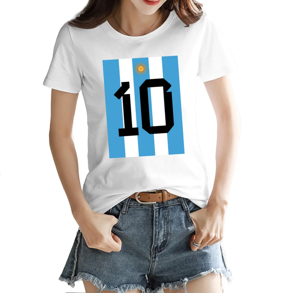 

Футболка для Аргентинской футбольной команды, футболки с изображением львинка и Месси (13), подарок для футбола, высокое качество, для путешествий, для чемпионов, винтажный европейский размер