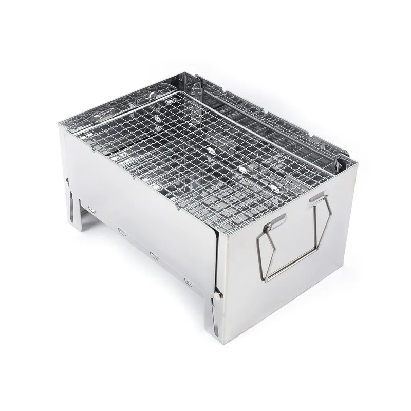 

BBQ Outdoor Grill Firewood Stove Camping Oven Fire Platform Portable Folding Barbecue Stove Wholesale Camping Supplies Firepit