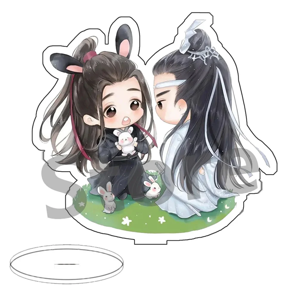 Аниме Mo Dao Zu Shi милая акриловая фигурка-подставка 15 см Lan Wangji Wei Wuxian мультяшный