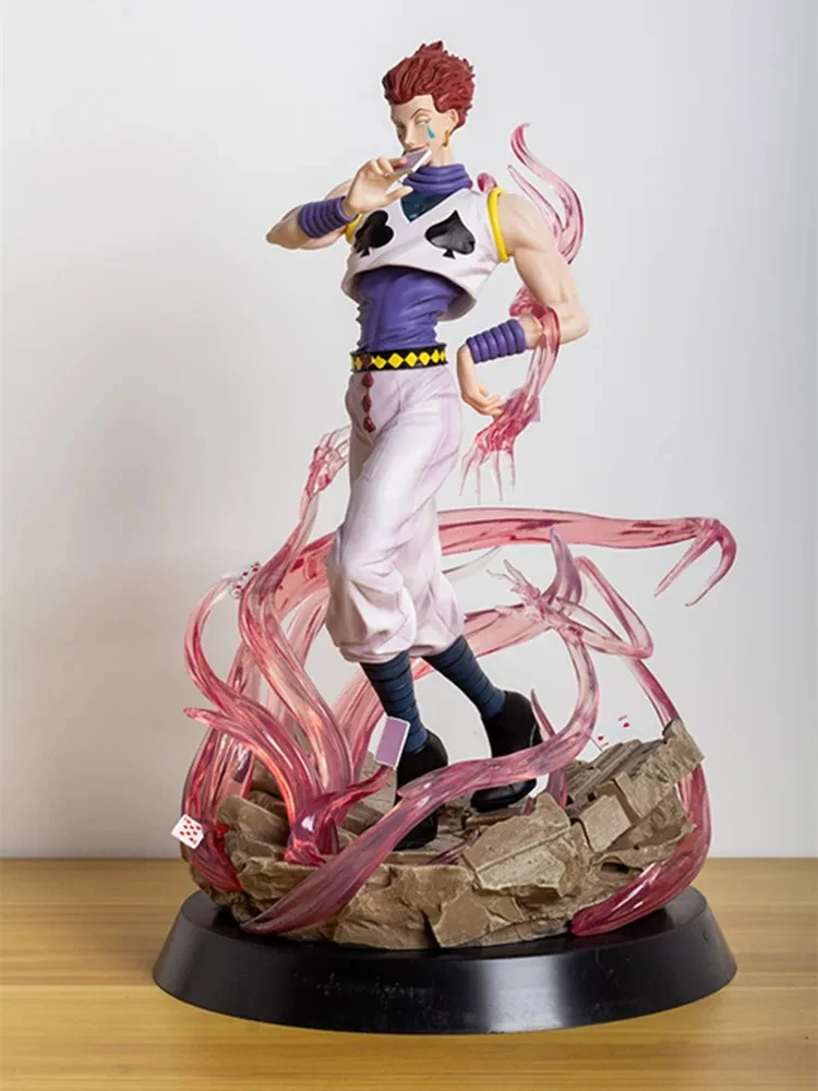 32 см аниме Hunter X фигурка GK Hisoka со сменной головой ПВХ коллекция статуя модель
